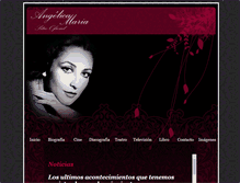 Tablet Screenshot of angelicamaria.com.mx